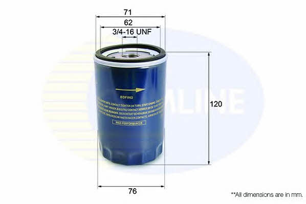 Comline EOF062 Oil Filter EOF062: Buy near me at 2407.PL in Poland at an Affordable price!