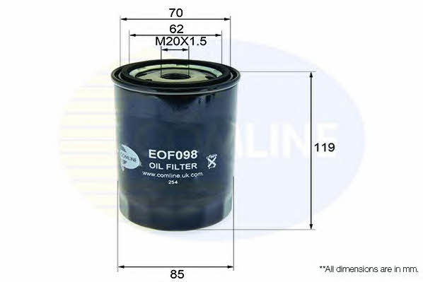 Comline EOF098 Filtr oleju EOF098: Atrakcyjna cena w Polsce na 2407.PL - Zamów teraz!