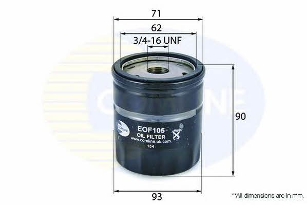 Comline EOF105 Масляный фильтр EOF105: Купить в Польше - Отличная цена на 2407.PL!