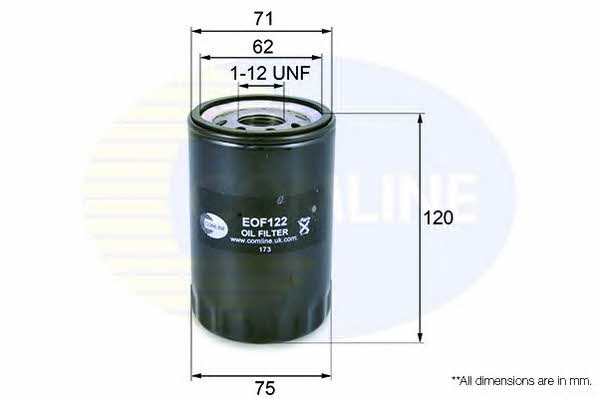 Comline EOF122 Oil Filter EOF122: Buy near me in Poland at 2407.PL - Good price!