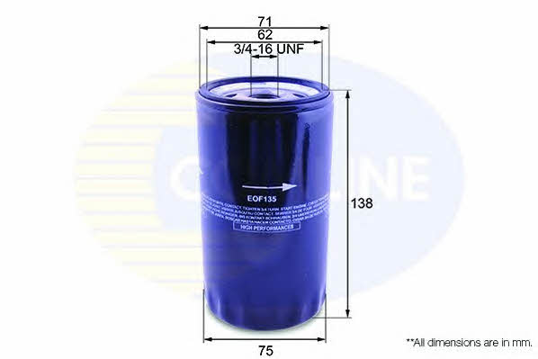 Comline EOF135 Oil Filter EOF135: Buy near me in Poland at 2407.PL - Good price!
