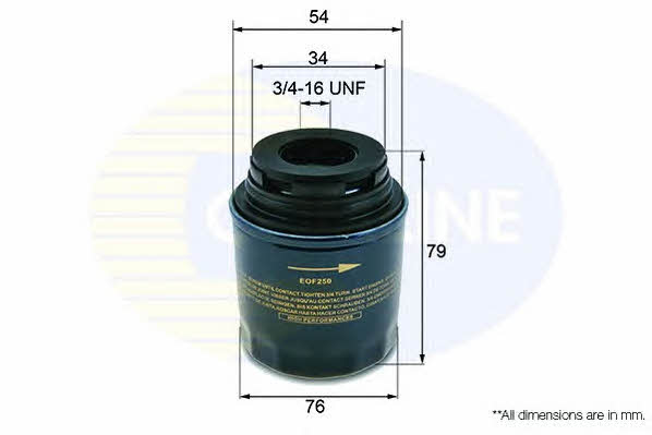Comline EOF250 Oil Filter EOF250: Buy near me at 2407.PL in Poland at an Affordable price!