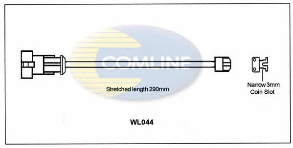 Comline WL044 Датчик износа тормозных колодок WL044: Отличная цена - Купить в Польше на 2407.PL!