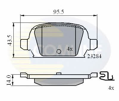 Comline CBP31135 Тормозные колодки дисковые, комплект CBP31135: Отличная цена - Купить в Польше на 2407.PL!