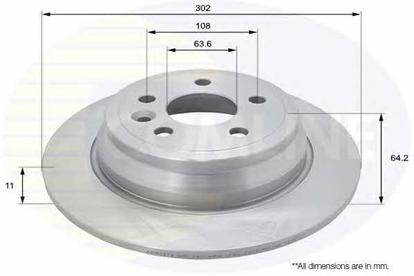 Comline ADC1278 Bremsscheibe hinten, unbelüftet ADC1278: Bestellen Sie in Polen zu einem guten Preis bei 2407.PL!