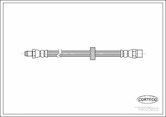 Corteco 19025852 Brake Hose 19025852: Buy near me in Poland at 2407.PL - Good price!