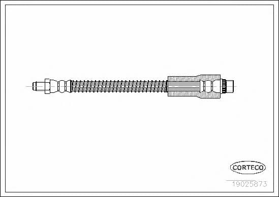 Corteco 19025873 Bremsschlauch 19025873: Kaufen Sie zu einem guten Preis in Polen bei 2407.PL!