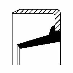 Corteco 12017123B SHAFT SEALS SINGLE 12017123B: Buy near me in Poland at 2407.PL - Good price!