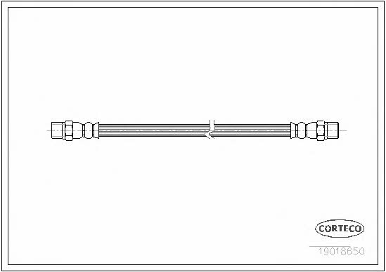 Corteco 19018650 Brake Hose 19018650: Buy near me in Poland at 2407.PL - Good price!