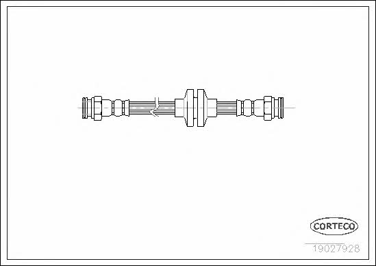 Corteco 19027928 Brake Hose 19027928: Buy near me at 2407.PL in Poland at an Affordable price!