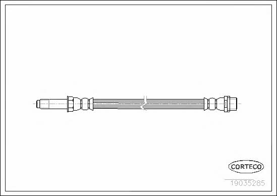 Corteco 19035285 Bremsschlauch 19035285: Bestellen Sie in Polen zu einem guten Preis bei 2407.PL!