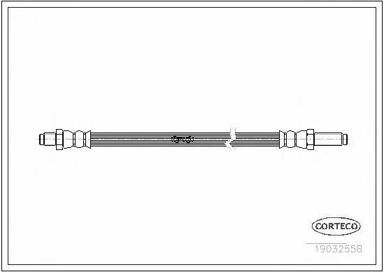 Corteco 19032558 Brake Hose 19032558: Buy near me in Poland at 2407.PL - Good price!