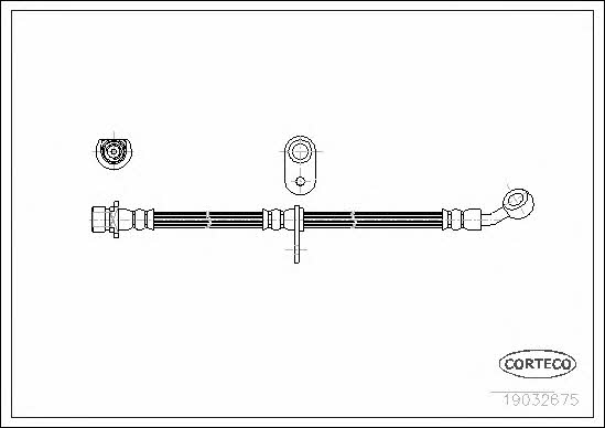 Corteco 19032675 Bremsschlauch 19032675: Kaufen Sie zu einem guten Preis in Polen bei 2407.PL!