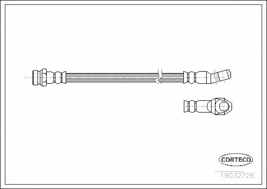 Corteco 19032728 Bremsschlauch 19032728: Kaufen Sie zu einem guten Preis in Polen bei 2407.PL!