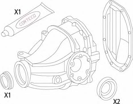 Corteco 19535815 Gearbox gaskets, kit 19535815: Buy near me in Poland at 2407.PL - Good price!