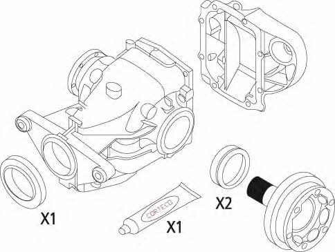 Corteco 19535940 Gearbox gaskets, kit 19535940: Buy near me in Poland at 2407.PL - Good price!