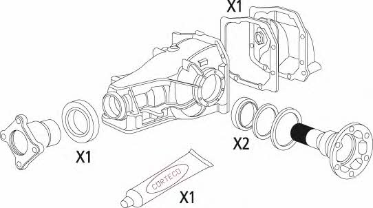 Corteco 19536199 Gearbox gaskets, kit 19536199: Buy near me in Poland at 2407.PL - Good price!