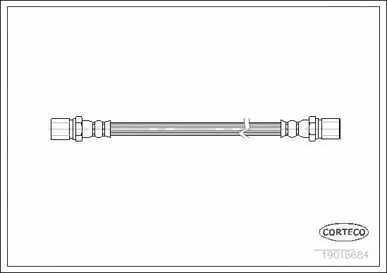 Corteco 19018684 Bremsschlauch 19018684: Kaufen Sie zu einem guten Preis in Polen bei 2407.PL!