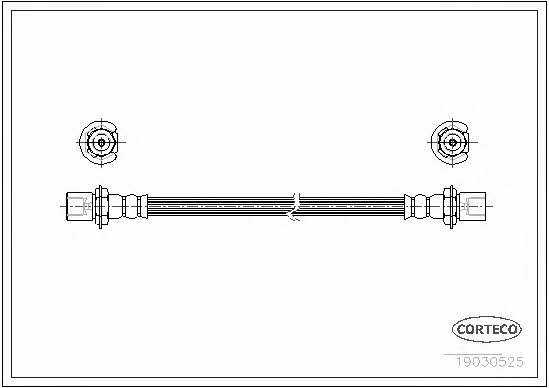 Corteco 19030525 Bremsschlauch 19030525: Kaufen Sie zu einem guten Preis in Polen bei 2407.PL!