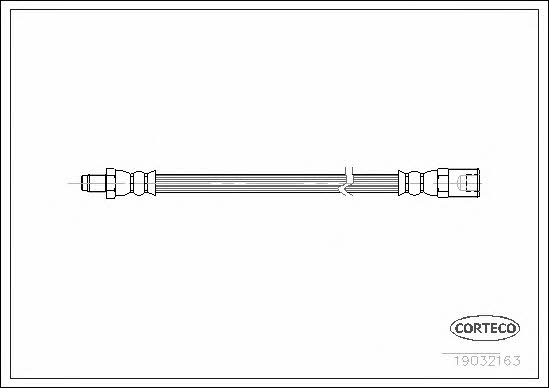 Corteco 19032163 Bremsschlauch 19032163: Kaufen Sie zu einem guten Preis in Polen bei 2407.PL!