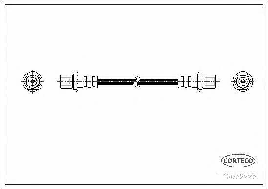 Corteco 19032225 Brake Hose 19032225: Buy near me in Poland at 2407.PL - Good price!