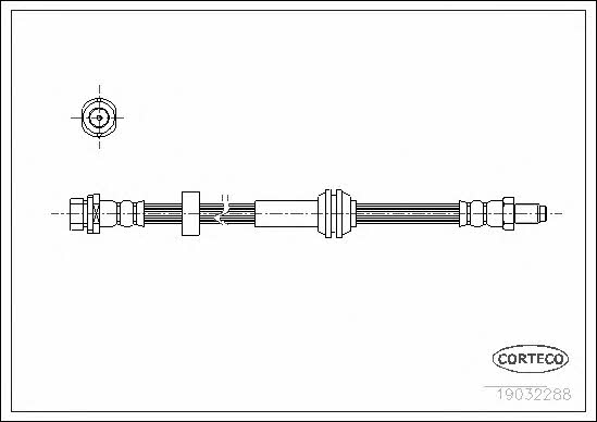 Corteco 19032288 Bremsschlauch 19032288: Kaufen Sie zu einem guten Preis in Polen bei 2407.PL!