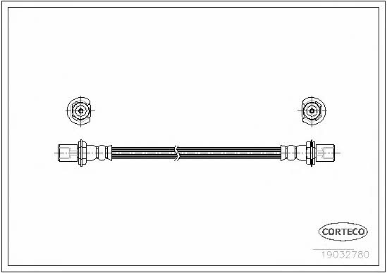 Corteco 19032780 Bremsschlauch 19032780: Kaufen Sie zu einem guten Preis in Polen bei 2407.PL!