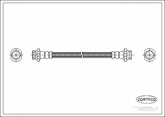 Corteco 19033027 Brake Hose 19033027: Buy near me in Poland at 2407.PL - Good price!