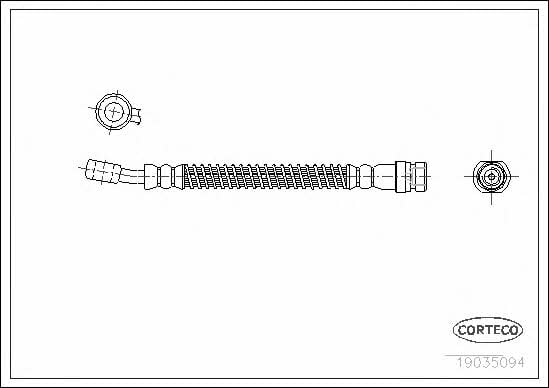 Corteco 19035094 Brake Hose 19035094: Buy near me in Poland at 2407.PL - Good price!