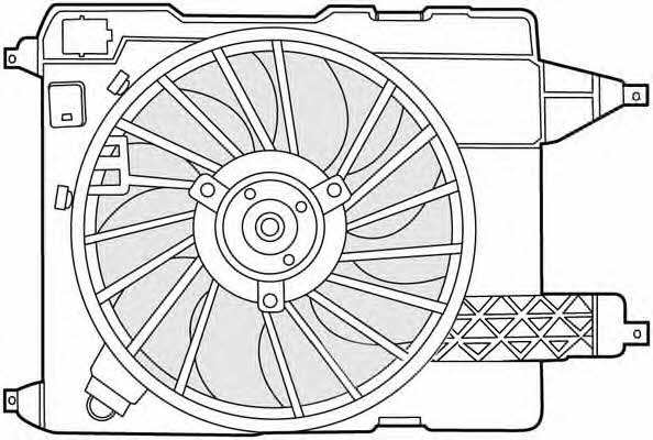 CTR 1209646 Hub, engine cooling fan wheel 1209646: Buy near me in Poland at 2407.PL - Good price!