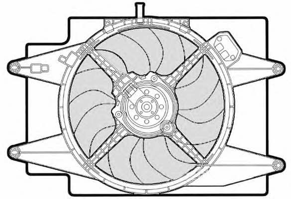 CTR 1209500 Hub, engine cooling fan wheel 1209500: Buy near me in Poland at 2407.PL - Good price!