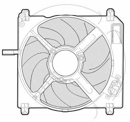 CTR 1209535 Hub, engine cooling fan wheel 1209535: Buy near me at 2407.PL in Poland at an Affordable price!
