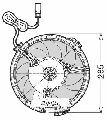 CTR 1209522 Hub, engine cooling fan wheel 1209522: Buy near me in Poland at 2407.PL - Good price!