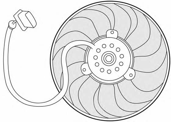 CTR 1209651 Hub, engine cooling fan wheel 1209651: Buy near me in Poland at 2407.PL - Good price!
