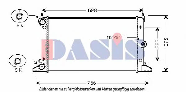Dasis 041990N Chłodnica, układ chłodzenia silnika 041990N: Dobra cena w Polsce na 2407.PL - Kup Teraz!
