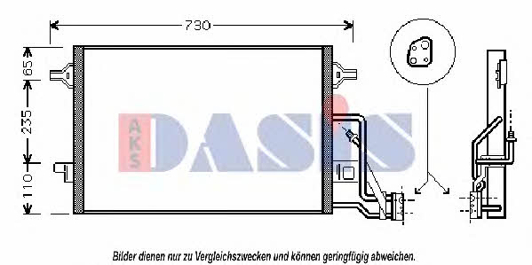 Dasis 042003N Радиатор кондиционера (Конденсатор) 042003N: Отличная цена - Купить в Польше на 2407.PL!