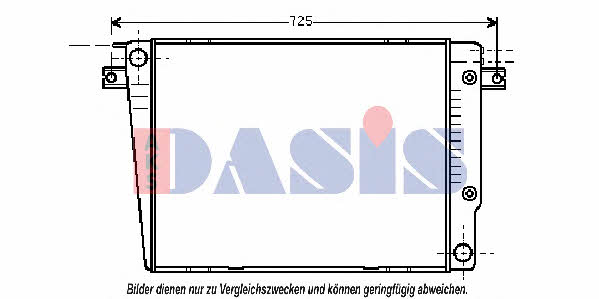 Dasis 050880N Radiator, engine cooling 050880N: Buy near me in Poland at 2407.PL - Good price!