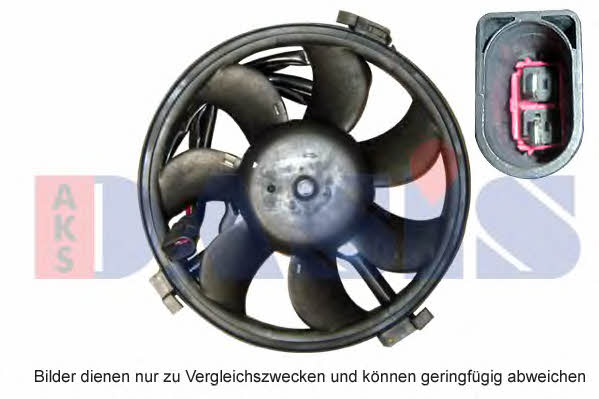 Dasis 048700N Hub, engine cooling fan wheel 048700N: Buy near me at 2407.PL in Poland at an Affordable price!