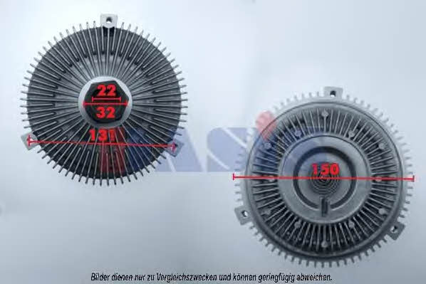 Dasis 058430N Viscous coupling assembly 058430N: Buy near me in Poland at 2407.PL - Good price!