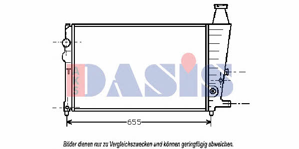 Dasis 060090N Radiator, engine cooling 060090N: Buy near me in Poland at 2407.PL - Good price!