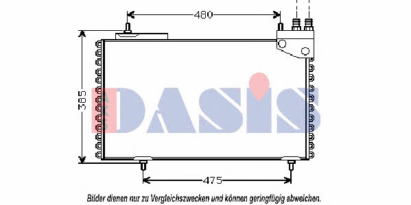 Dasis 062000N Радиатор кондиционера (Конденсатор) 062000N: Отличная цена - Купить в Польше на 2407.PL!