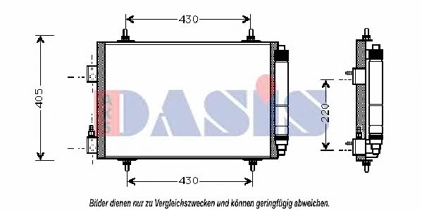 Dasis 062001N Радиатор кондиционера (Конденсатор) 062001N: Отличная цена - Купить в Польше на 2407.PL!