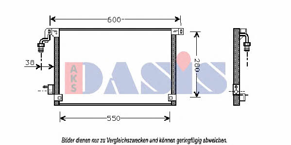 Dasis 062003N Радиатор кондиционера (Конденсатор) 062003N: Отличная цена - Купить в Польше на 2407.PL!