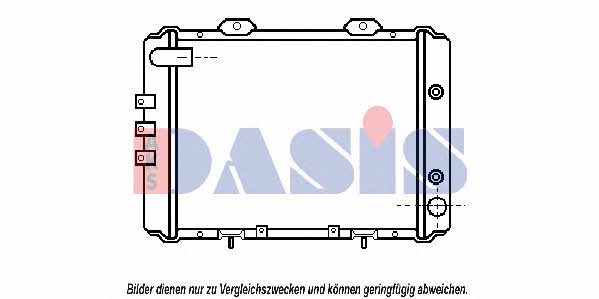 Dasis 070061N Kühler motorkühlung 070061N: Kaufen Sie zu einem guten Preis in Polen bei 2407.PL!