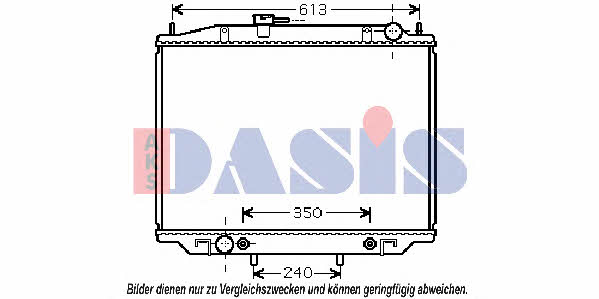 Dasis 070126N Радиатор охлаждения двигателя 070126N: Отличная цена - Купить в Польше на 2407.PL!
