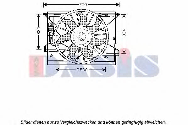 Dasis 128109N Вентилятор радіатора охолодження 128109N: Приваблива ціна - Купити у Польщі на 2407.PL!