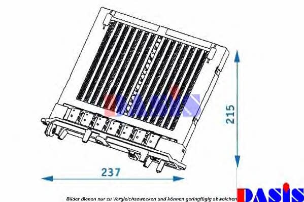 Dasis 129002N Heat exchanger, interior heating 129002N: Buy near me at 2407.PL in Poland at an Affordable price!