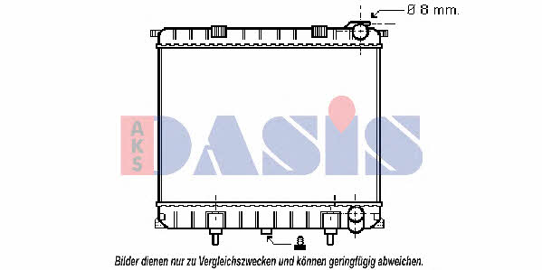 Dasis 020015N Radiator, engine cooling 020015N: Buy near me in Poland at 2407.PL - Good price!