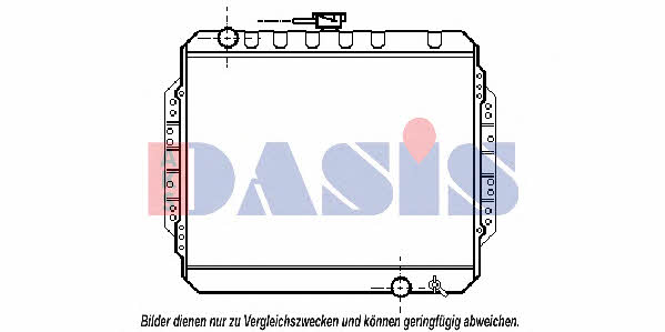 Dasis 230160N Радіатор охолодження двигуна 230160N: Купити у Польщі - Добра ціна на 2407.PL!