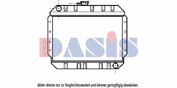 Dasis 250140N Радиатор охлаждения двигателя 250140N: Отличная цена - Купить в Польше на 2407.PL!